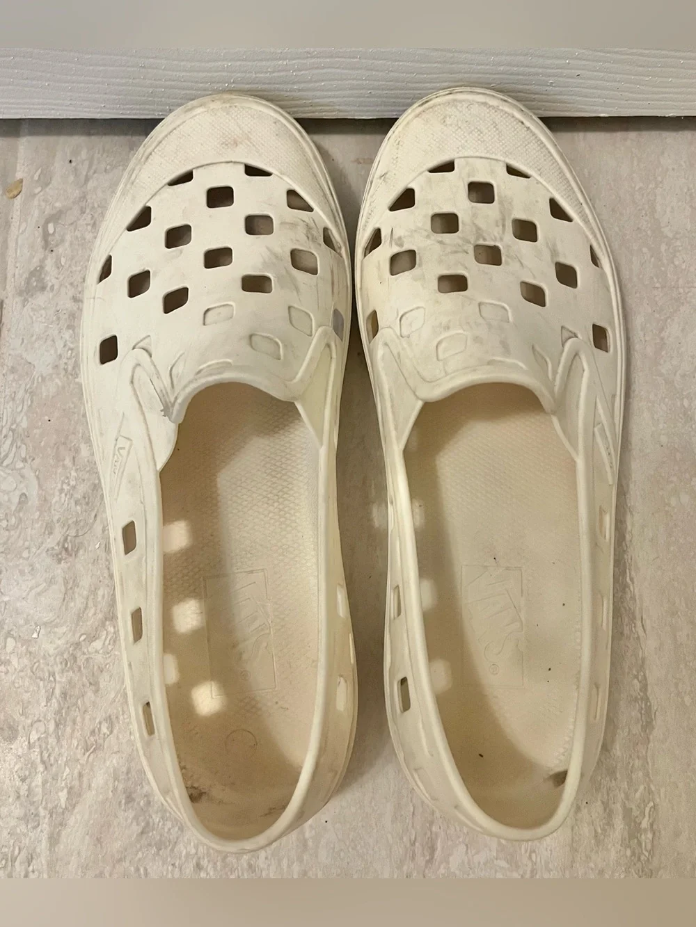 Vans Slip-On TRK Off White Marshmallow Mens 7 VN0A5HF8FS8